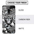 NFL Las Vegas Raiders Tropical Print Galaxy S9 Skin
